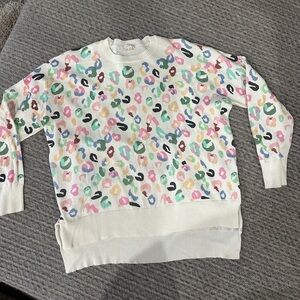 ODDY Leopard print crew neck sweater!